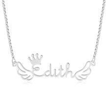 Carica l&#39;immagine nel visualizzatore di Gallery, Collana ELISABETH QUEEN personalizzata in argento sterling 925
