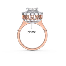 Carica l&#39;immagine nel visualizzatore di Gallery, Anello SOFIA WEDDING in argento sterling 925 personalizzato
