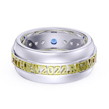 Carica l&#39;immagine nel visualizzatore di Gallery, Anello COPPIA NAPOLI personalizzato in argento sterling 925
