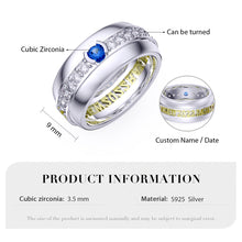 Load image into Gallery viewer, Custom 925 Sterling Silver NAPOLI COUPLE Ring
