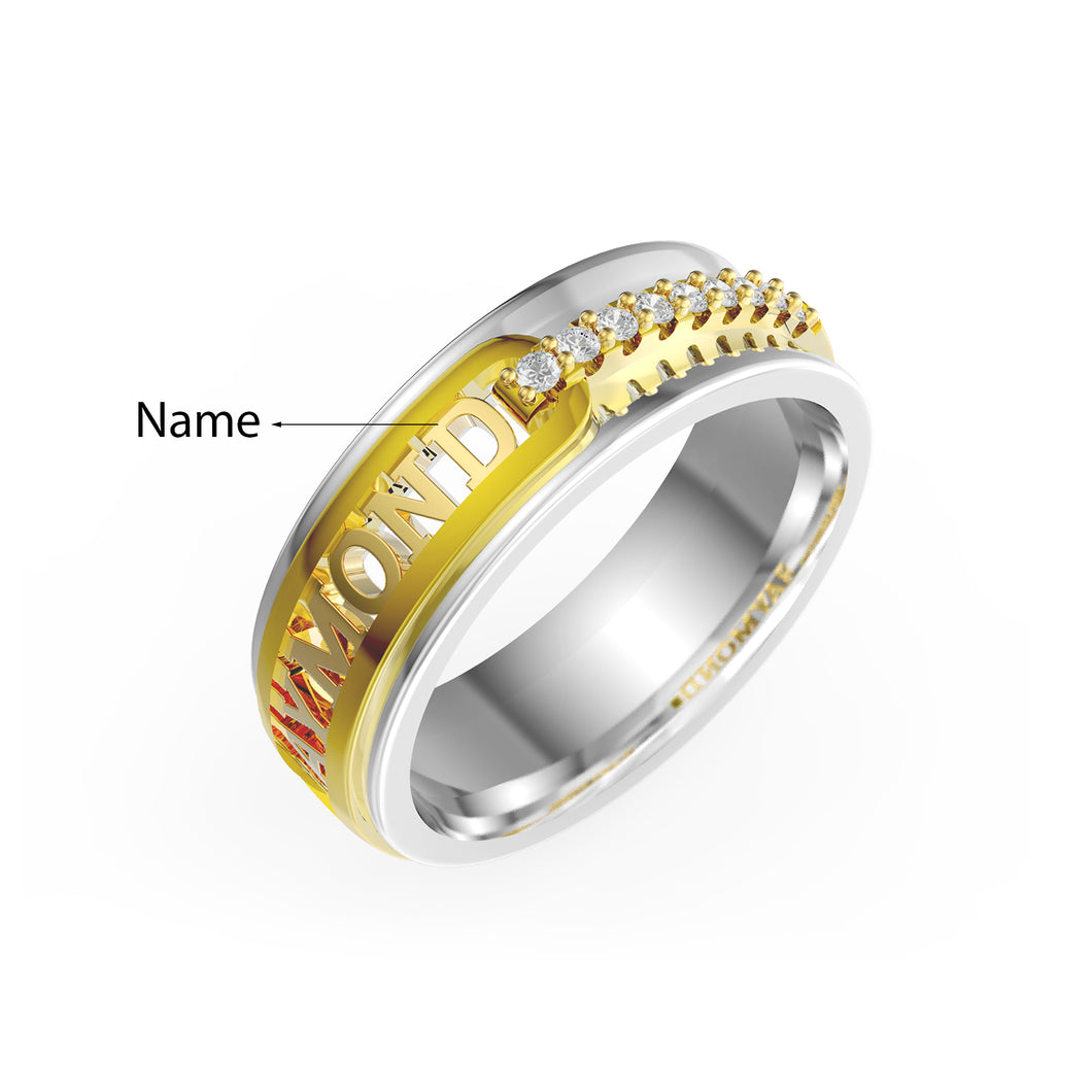 Anello COLOSSEO personalizzato in argento sterling 925