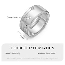 Carica l&#39;immagine nel visualizzatore di Gallery, Anello Coppia RIALTO BRIDGE in Argento Sterling 925 Personalizzato
