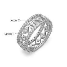 Load image into Gallery viewer, Custom 925 Sterling Silver RIALTO BRIDGE Couple Ring
