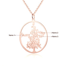 Load image into Gallery viewer, Custom CHRISTMAS TREE NAME Gold Plated Necklace
