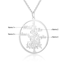 Load image into Gallery viewer, Custom CHRISTMAS TREE NAME Gold Plated Necklace
