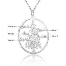 Load image into Gallery viewer, Custom CHRISTMAS TREE NAME Gold Plated Necklace
