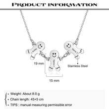 Load image into Gallery viewer, Custom SNOWMAN NAME HYPOALLERGENIC &amp; STAINLESS Necklace
