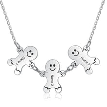 Load image into Gallery viewer, Custom SNOWMAN NAME HYPOALLERGENIC &amp; STAINLESS Necklace
