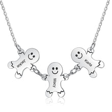 Load image into Gallery viewer, Custom SNOWMAN NAME HYPOALLERGENIC &amp; STAINLESS Necklace
