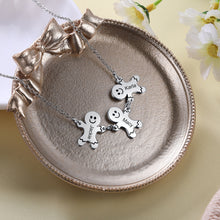 Load image into Gallery viewer, Custom SNOWMAN NAME HYPOALLERGENIC &amp; STAINLESS Necklace
