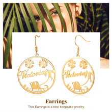 Load image into Gallery viewer, Custom CHRISTMAS TREE NAME Earring
