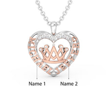 Carica l&#39;immagine nel visualizzatore di Gallery, Collana LILIBETH QUEEN personalizzata in argento sterling 925
