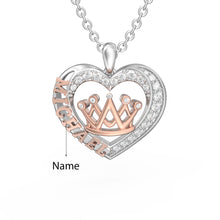 Carica l&#39;immagine nel visualizzatore di Gallery, Collana LILIBETH QUEEN personalizzata in argento sterling 925
