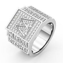 Load image into Gallery viewer, Custom 925 Sterling Silver CATHEDRAL Ring
