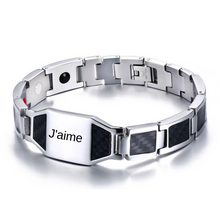 Load image into Gallery viewer, Custom HYPOALLERGENICS &amp; STAINLESS STEEL Men Bracelet
