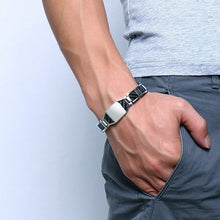 Load image into Gallery viewer, Custom HYPOALLERGENICS &amp; STAINLESS STEEL Men Bracelet
