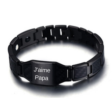 Load image into Gallery viewer, Custom HYPOALLERGENICS &amp; STAINLESS STEEL Men Bracelet
