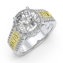 Load image into Gallery viewer, Custom 925 Sterling Silver SANREMO Wedding Ring
