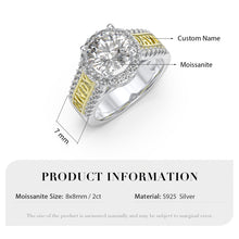 Load image into Gallery viewer, Custom 925 Sterling Silver SANREMO Wedding Ring
