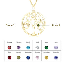 Load image into Gallery viewer, Custom RAINBOW FAMILY TREE Necklace
