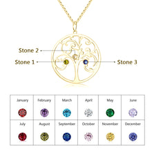 Load image into Gallery viewer, Custom RAINBOW FAMILY TREE Necklace
