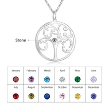 Load image into Gallery viewer, Custom RAINBOW FAMILY TREE Necklace
