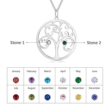 Load image into Gallery viewer, Custom RAINBOW FAMILY TREE Necklace
