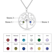 Load image into Gallery viewer, Custom RAINBOW FAMILY TREE Necklace
