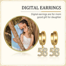 Load image into Gallery viewer, Custom NUMBER PENDING Earrings
