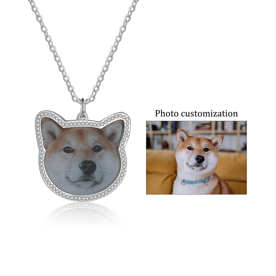 Collana FOTO PERSONALIZZATA ANIMALE DOMESTICO