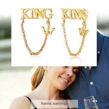 Load image into Gallery viewer, KING Gold Plated Earring
