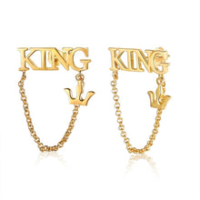 Load image into Gallery viewer, KING Gold Plated Earring
