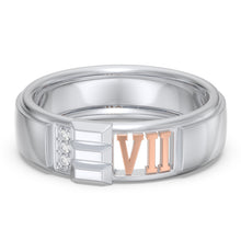 Load image into Gallery viewer, Custom 925 Sterling Silver ROMAN Couple Ring
