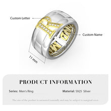 Carica l&#39;immagine nel visualizzatore di Gallery, Anello di coppia DOGE in argento sterling 924 personalizzato
