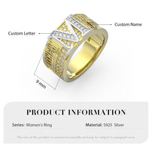 Load image into Gallery viewer, Custom 925 Sterling Silver TORINO Couple Ring
