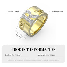 Load image into Gallery viewer, Custom 925 Sterling Silver TORINO Couple Ring
