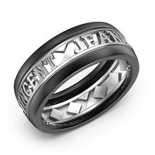 Load image into Gallery viewer, Custom 925 Sterling Silver OLD BRIDGE Couple Ring
