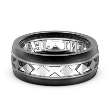 Load image into Gallery viewer, Custom 925 Sterling Silver OLD BRIDGE Couple Ring
