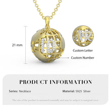 Carica l&#39;immagine nel visualizzatore di Gallery, Collana KING &amp; QUEEN personalizzata in argento sterling 925
