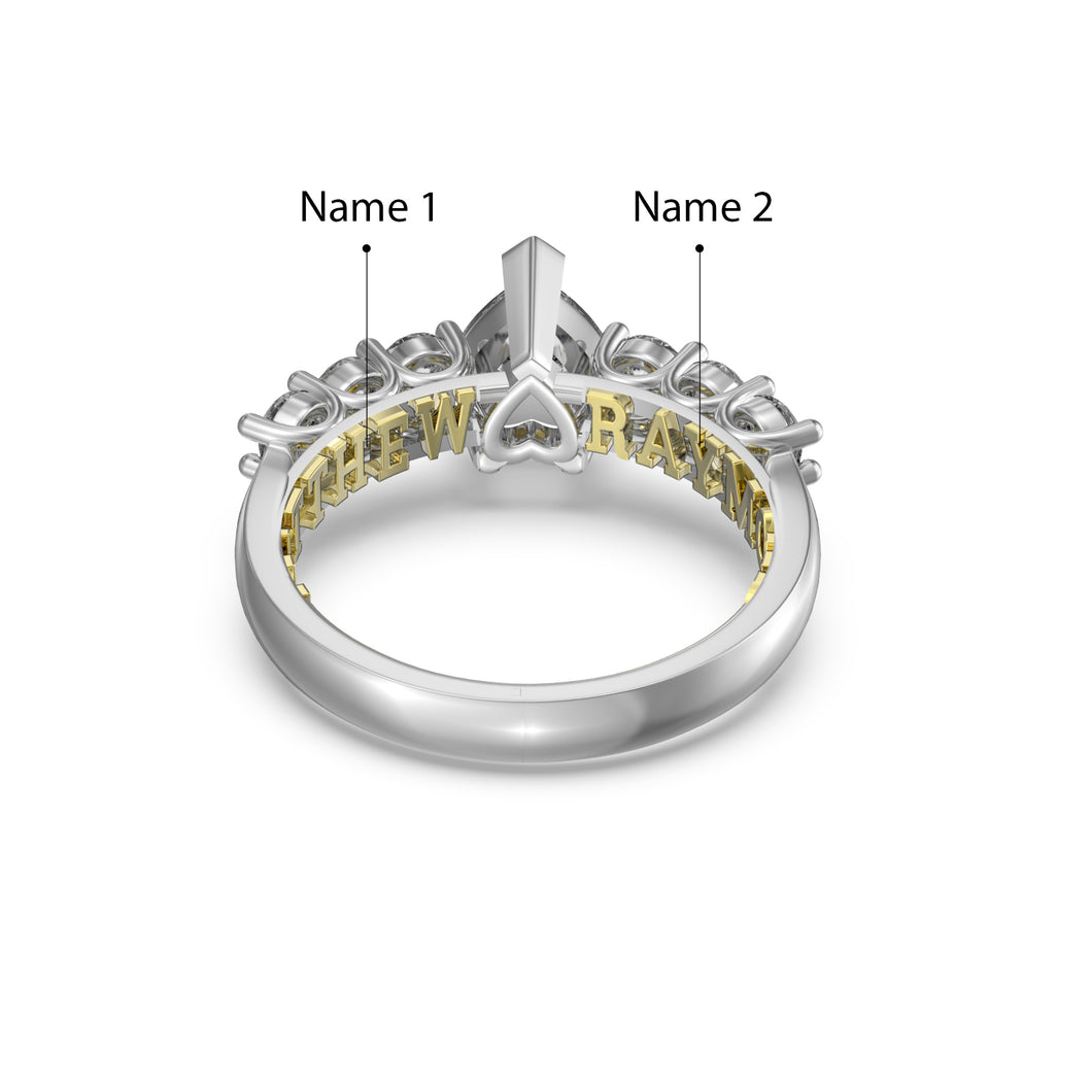 Custom 925 Sterling Silver TIZIANO Wedding Ring