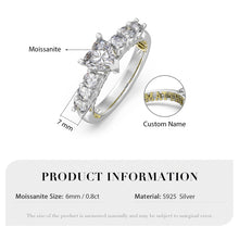 Load image into Gallery viewer, Custom 925 Sterling Silver TIZIANO Wedding Ring
