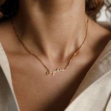 Load image into Gallery viewer, T&amp;B My Name Necklace
