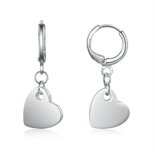 Load image into Gallery viewer, Custom HEART Pendant Earrings
