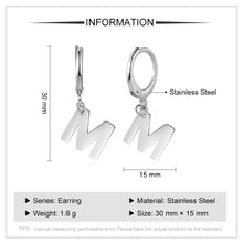 Load image into Gallery viewer, Custom DANGLE LETTER Earrings
