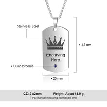 Load image into Gallery viewer, Custom WARRIOR KING Necklace
