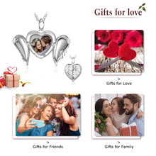 Load image into Gallery viewer, Custom 925 Sterling Silver HEART PHOTO Necklace
