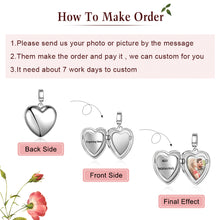 Load image into Gallery viewer, Custom925 Sterling Silver OPEN HEART Necklace
