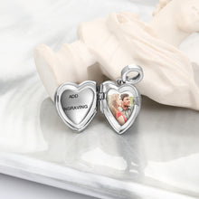 Load image into Gallery viewer, Custom925 Sterling Silver OPEN HEART Necklace
