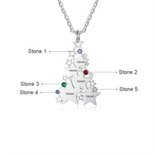 Load image into Gallery viewer, Custom CHRISTMAS ALPIN TREE White  Necklace
