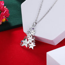 Load image into Gallery viewer, Custom CHRISTMAS ALPIN TREE White  Necklace
